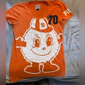 5/$25 VS PINK Syracuse University Otto the Orange Mascot short sleeve T-Shirt